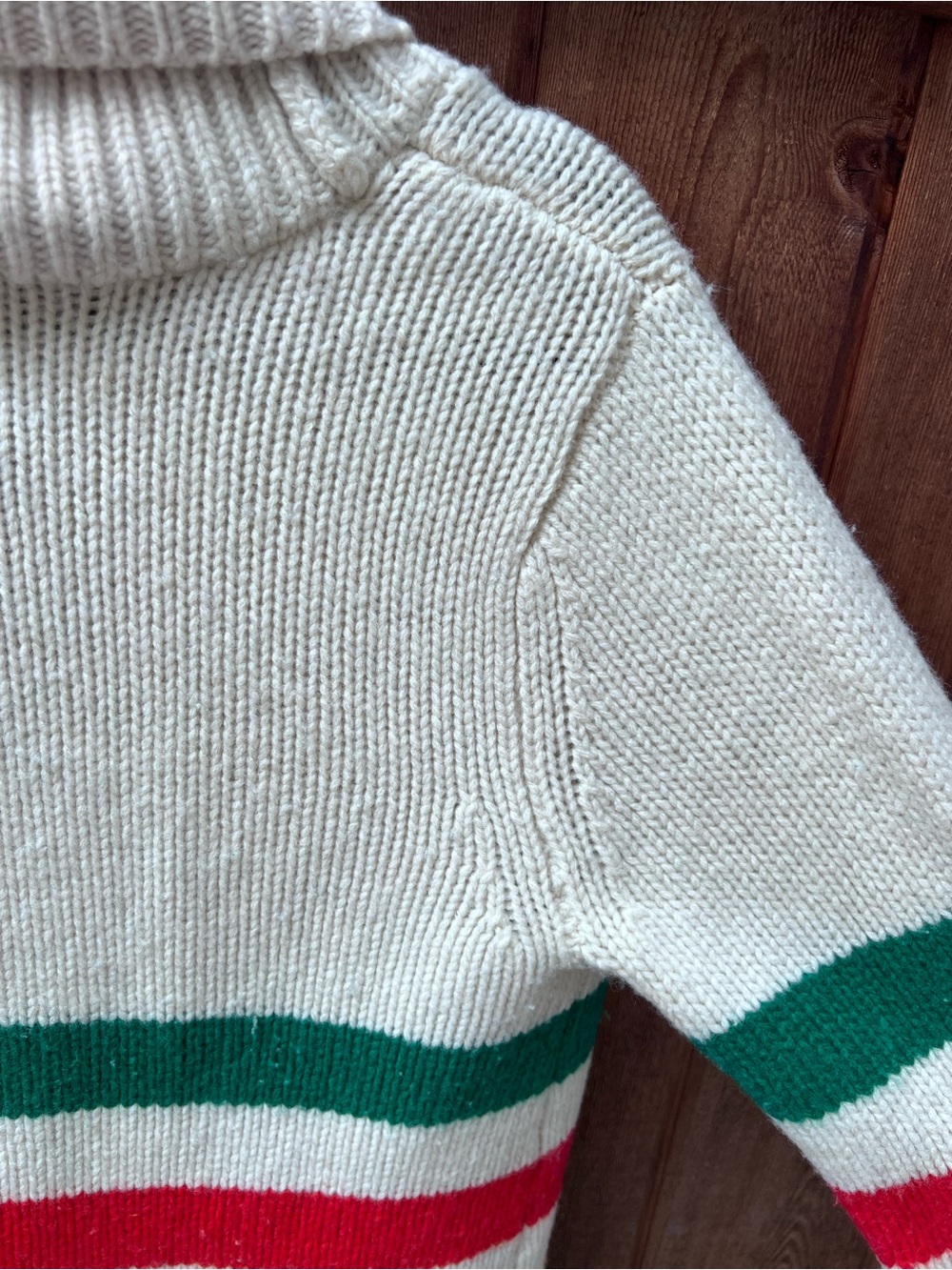 Hudson’s Bay Point Blanket Stripe Shawl Collar Cardigan XS Wool Cashmere - Picture 7 of 14
